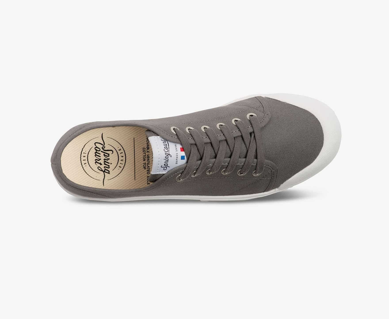 Spring Court G2 CANVAS Men's Trainers Dark Grey | South Africa-31KCODGHV